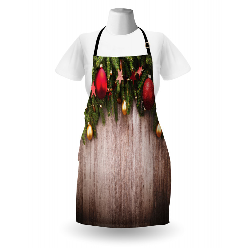 Wooden Rustic Xmas Apron