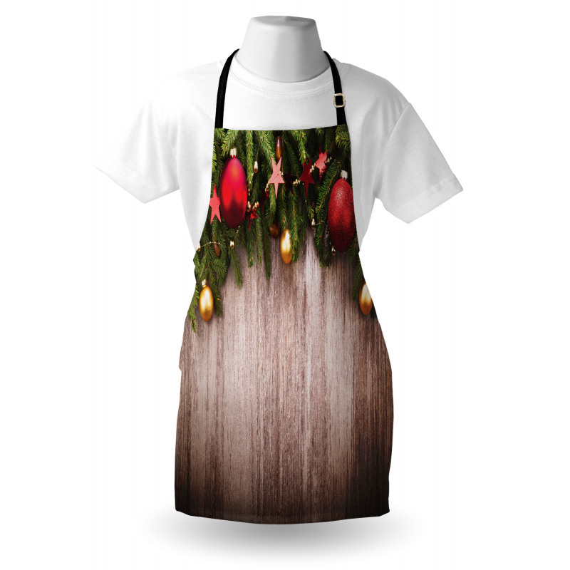 Wooden Rustic Xmas Apron