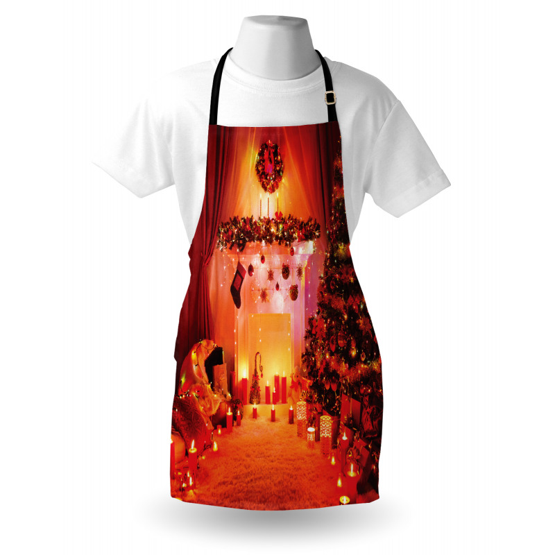 Noel New Years Theme Apron