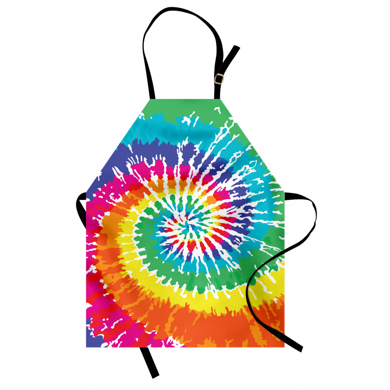 Rainbow Tie Dye Effect Apron