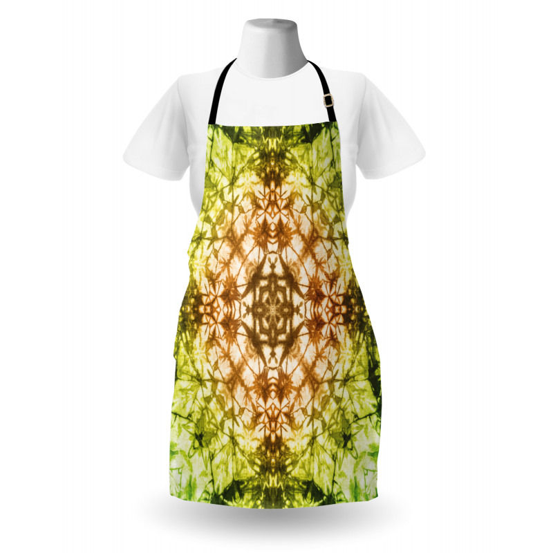 Faded Pleat Fearful Motifs Apron