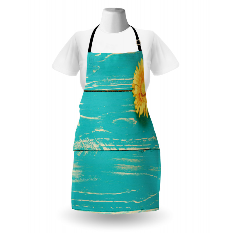 Wooden Spring Floral Apron