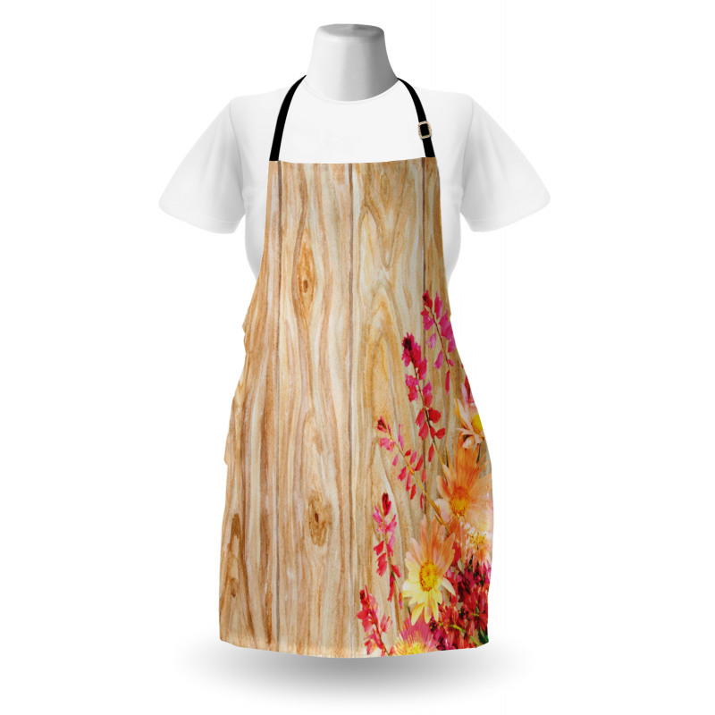 Spring Florals Daisies Apron