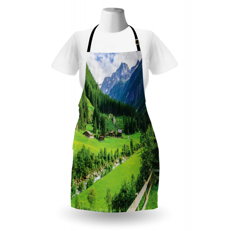 Alpine Scenery Pastoral Apron