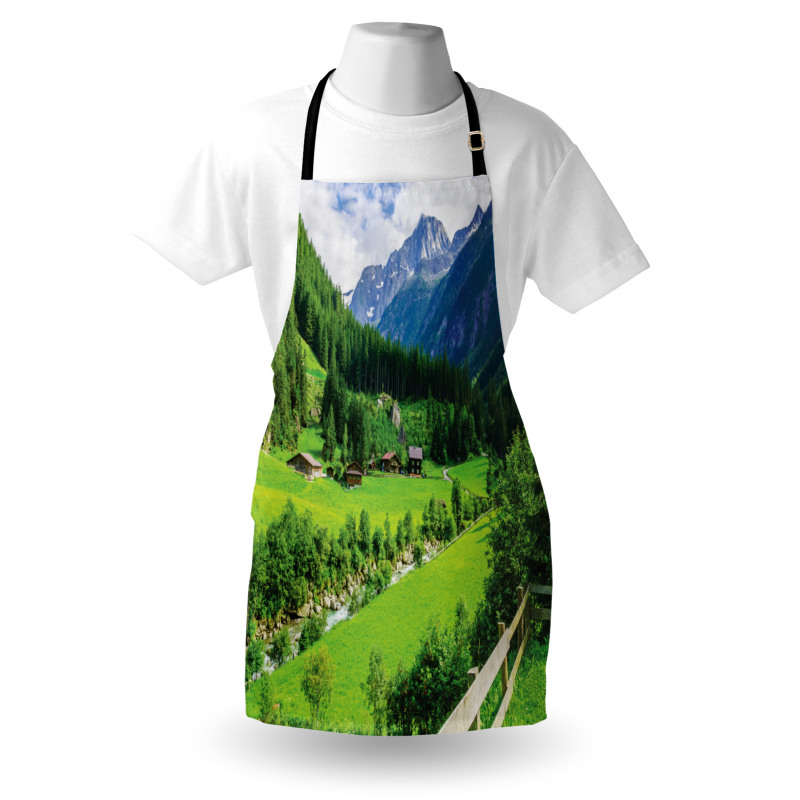 Alpine Scenery Pastoral Apron