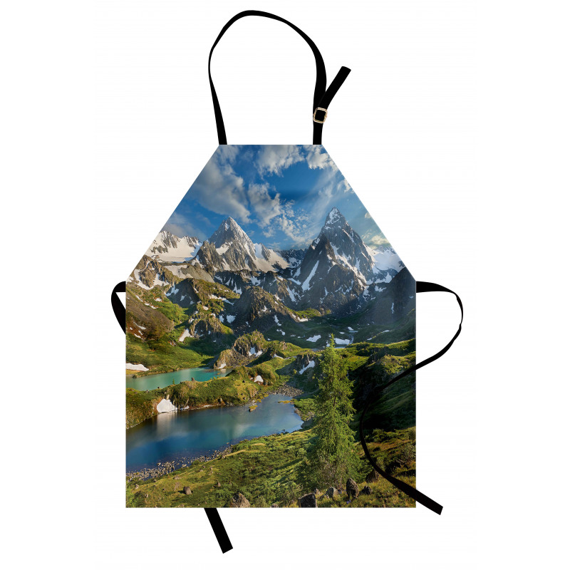 Snowy Mountain Lake Apron