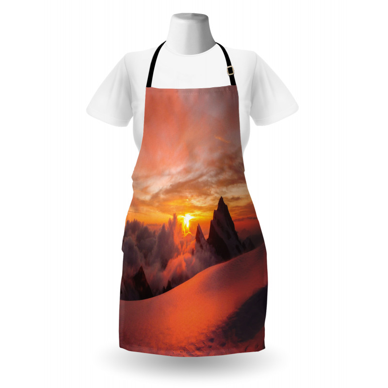 Sunrise in Swiss Alps Apron