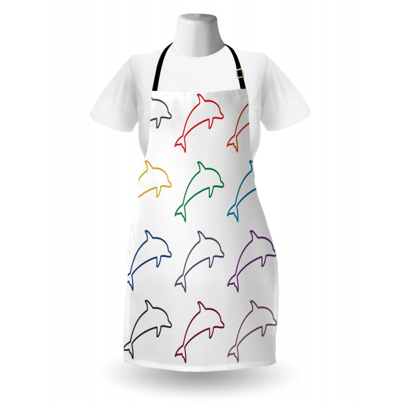 Jumping Dolphins Apron
