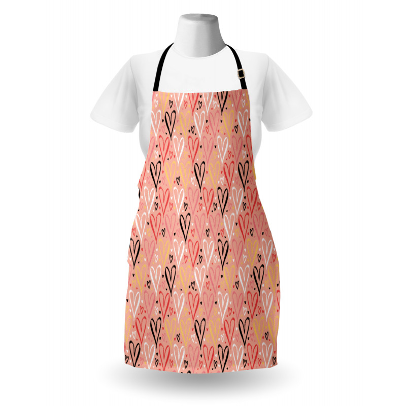 Heart Valentines Love Apron