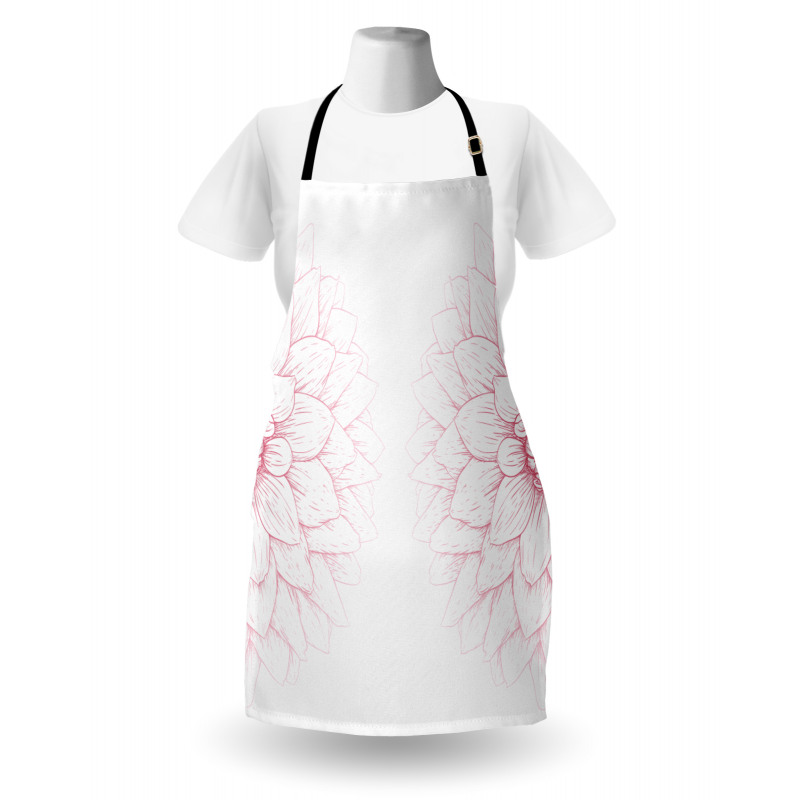 Pink Blossom Flower Apron