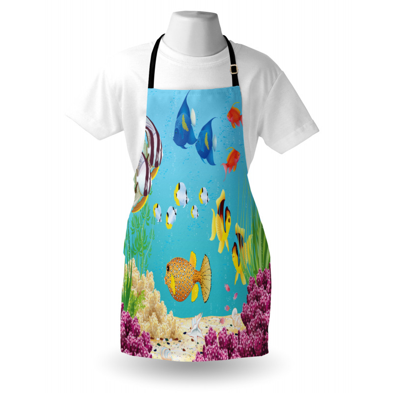 Cartoon Underwater Theme Apron