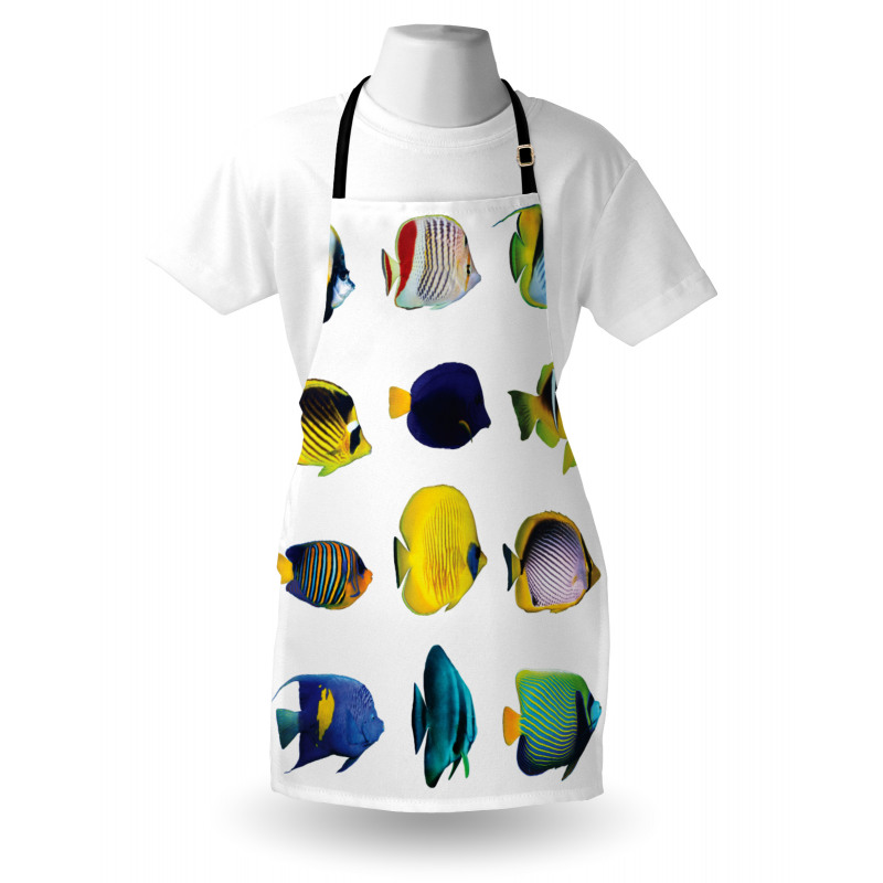 Collage of Sea Animals Apron