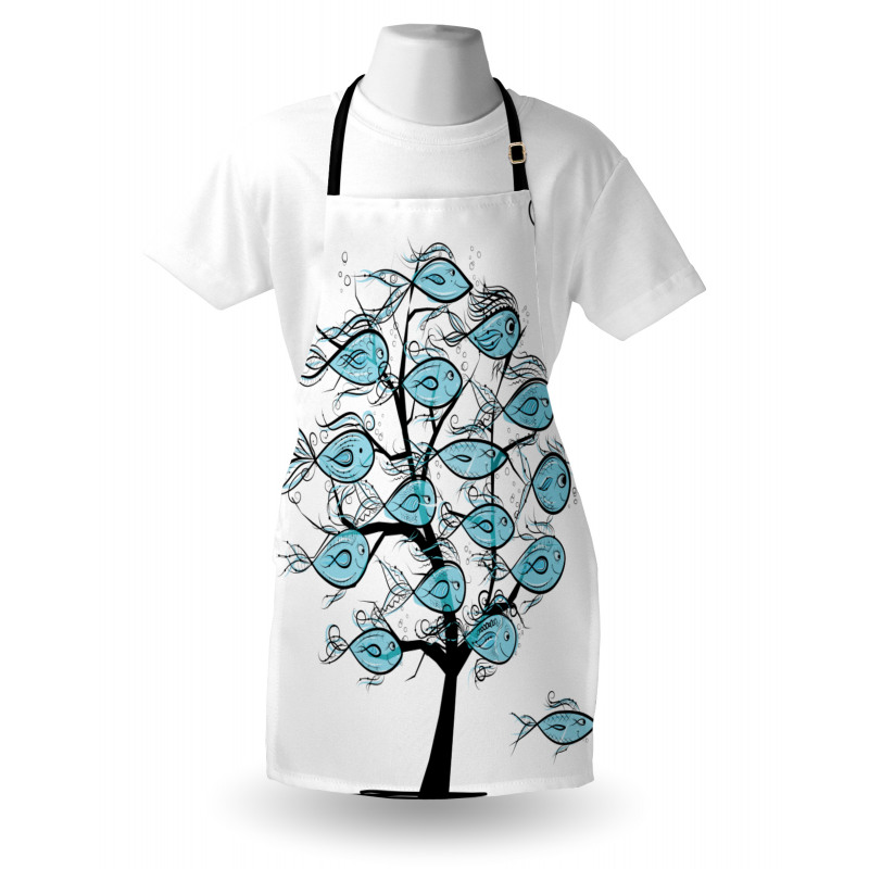 Sea Animals on Tree Theme Apron