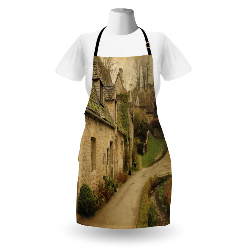 Retro England Brick Apron