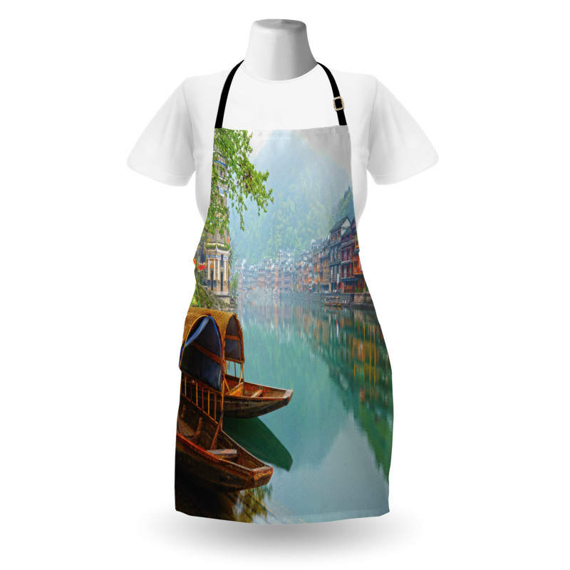 Chinese Wood Canal Apron