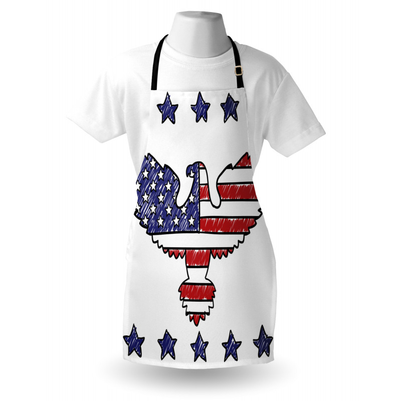 Patriotic Eagle Apron