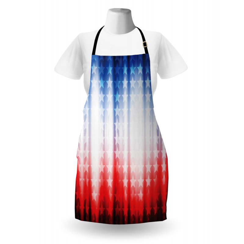 Abstract Digital Star Apron