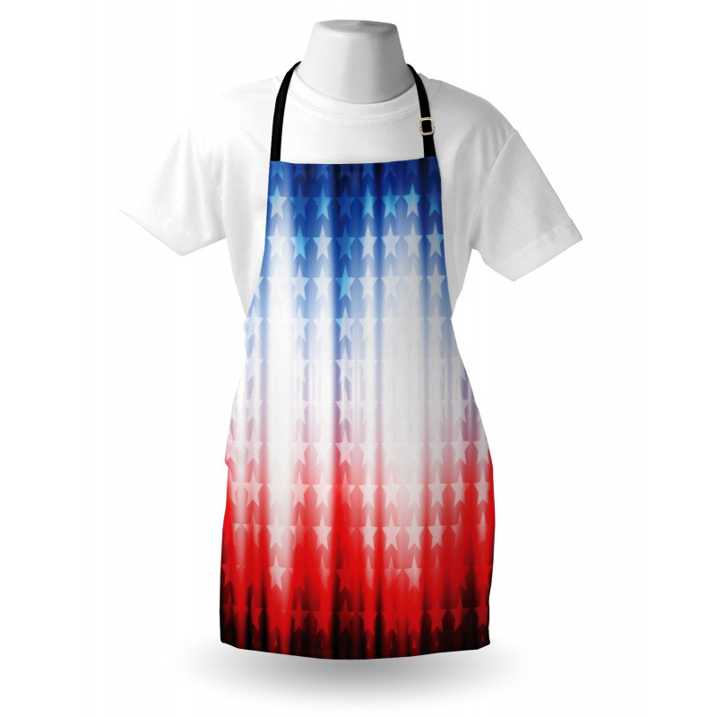 Abstract Digital Star Apron