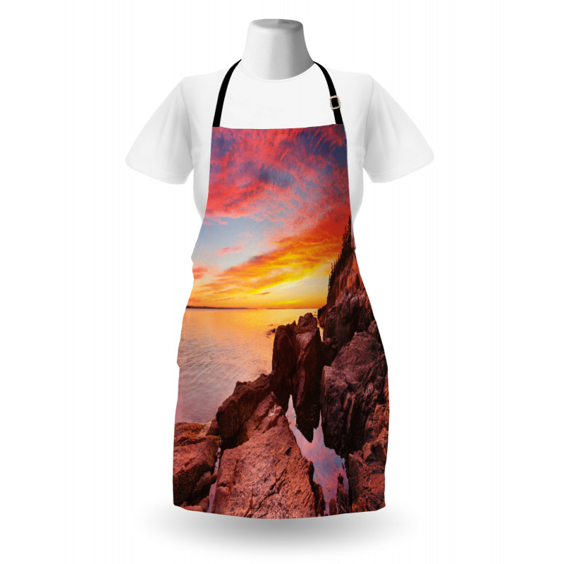 Harbor Sea Shore Sky Apron