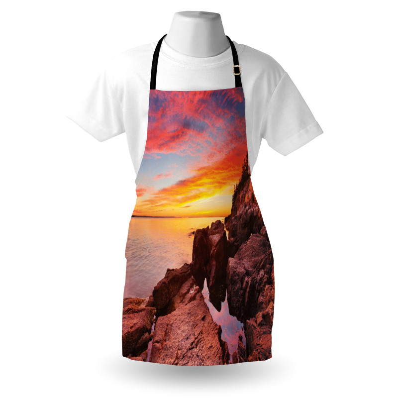 Harbor Sea Shore Sky Apron