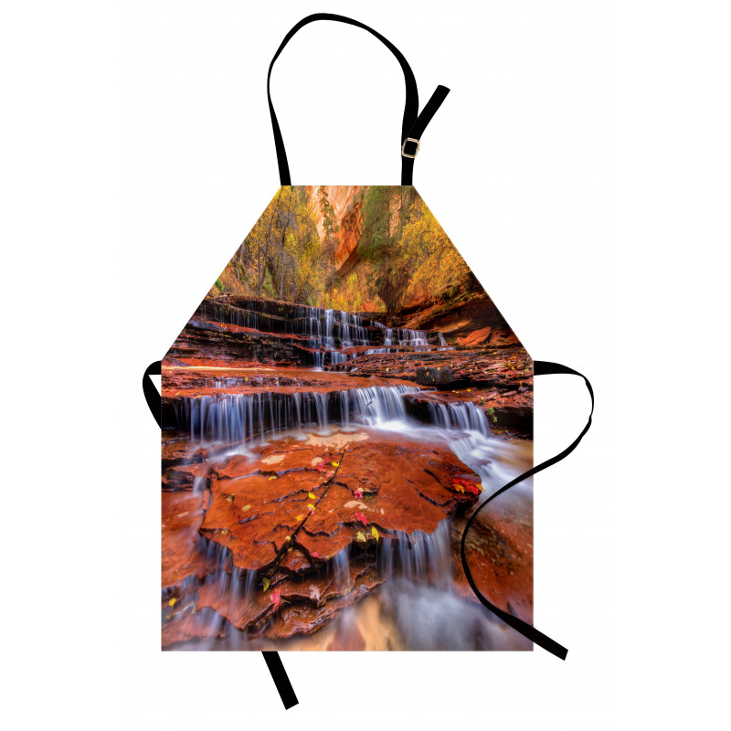 Waterfall Autumn Apron