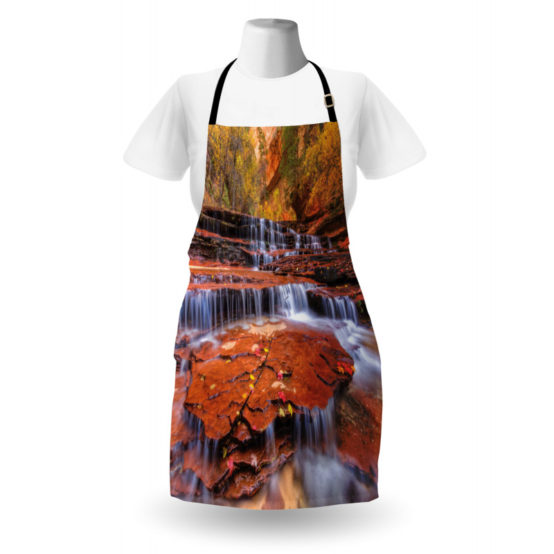 Waterfall Autumn Apron