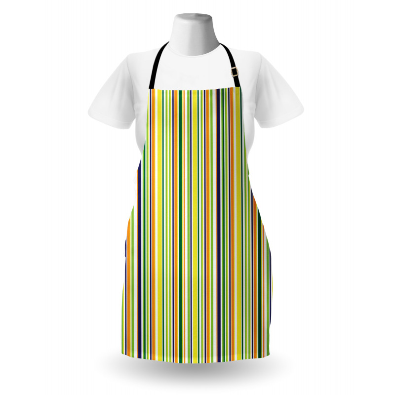 Vibrant Lines Pattern Apron