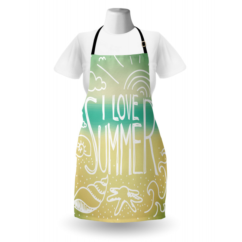 Motivational Sun Words Apron