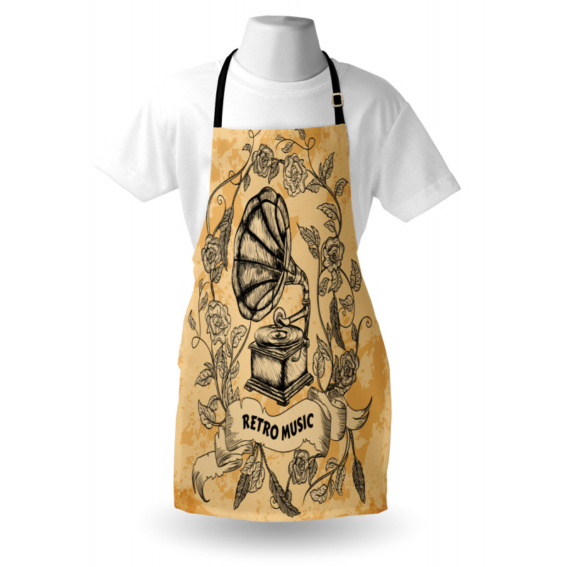 Gramophone Rose Petals Apron