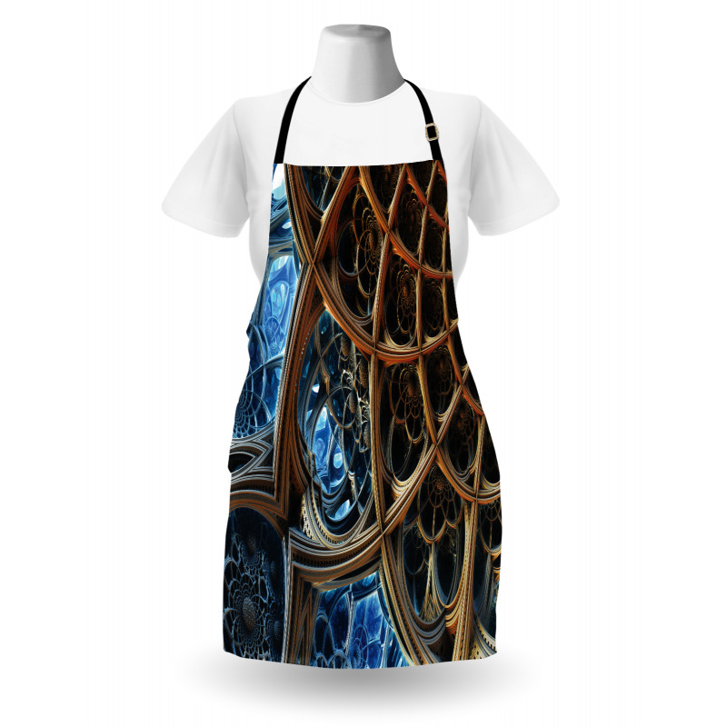 Retro Motif Apron