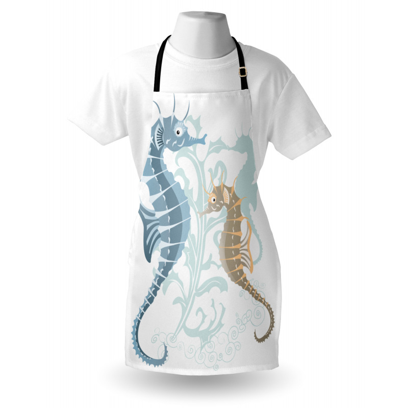 Fishes in Soft Tones Apron