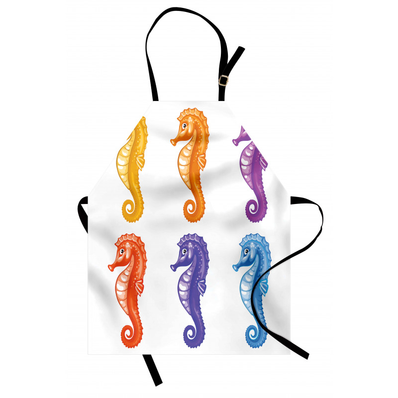 Happy Baby Seahorses Art Apron