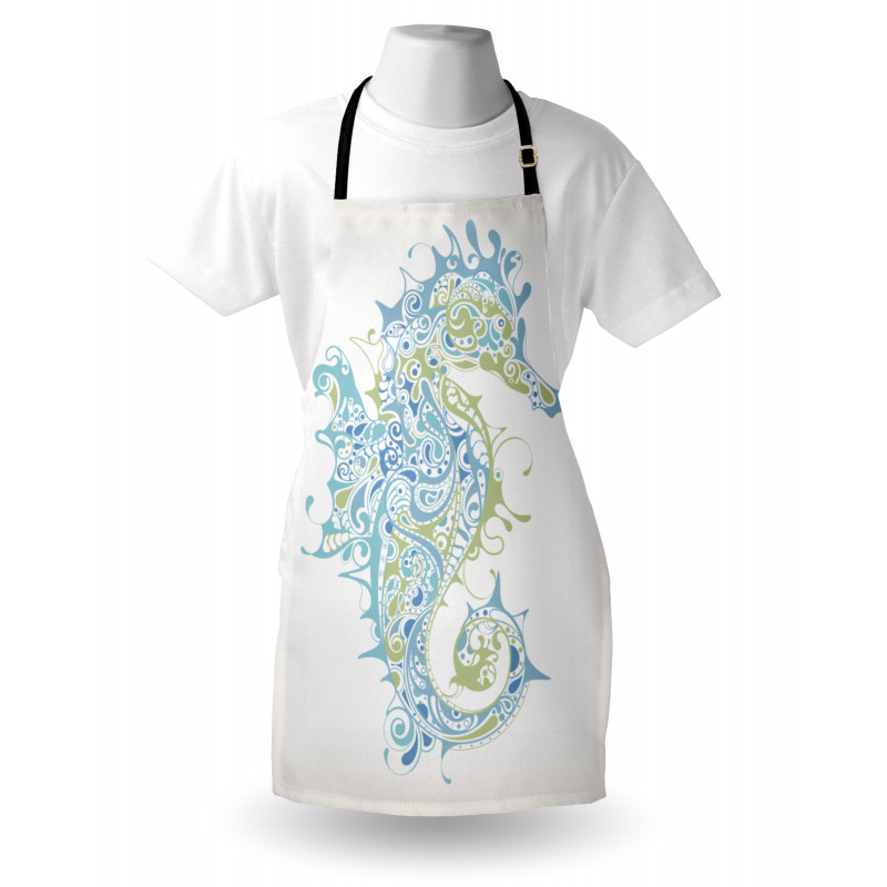 Greek Seahorse Mythological Apron