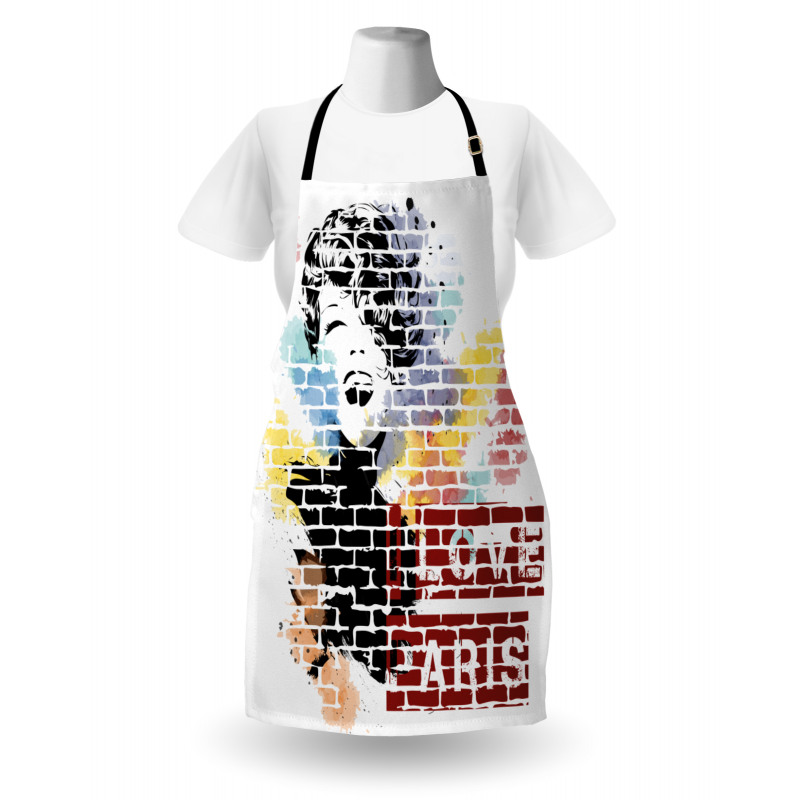 Fashion Girl Graffiti Apron