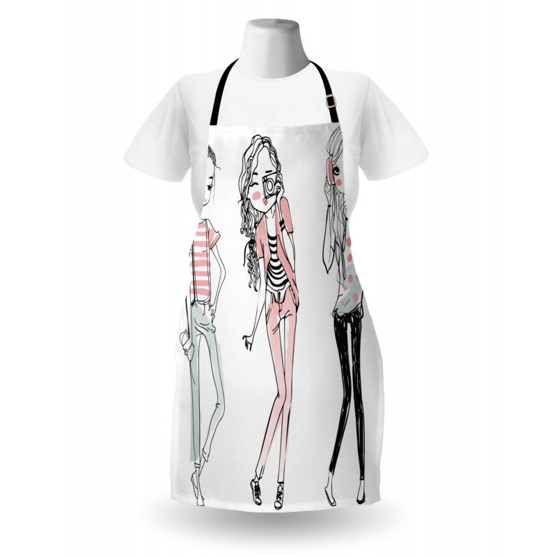 Cartoon Teenagers Apron