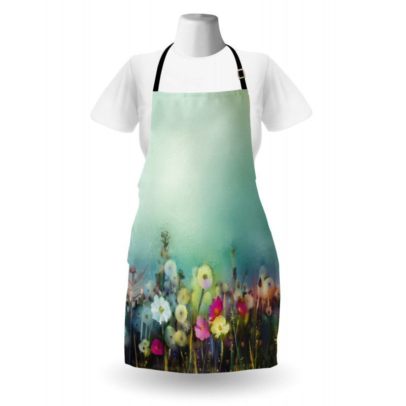 Dandelion Daisy Poppy Apron