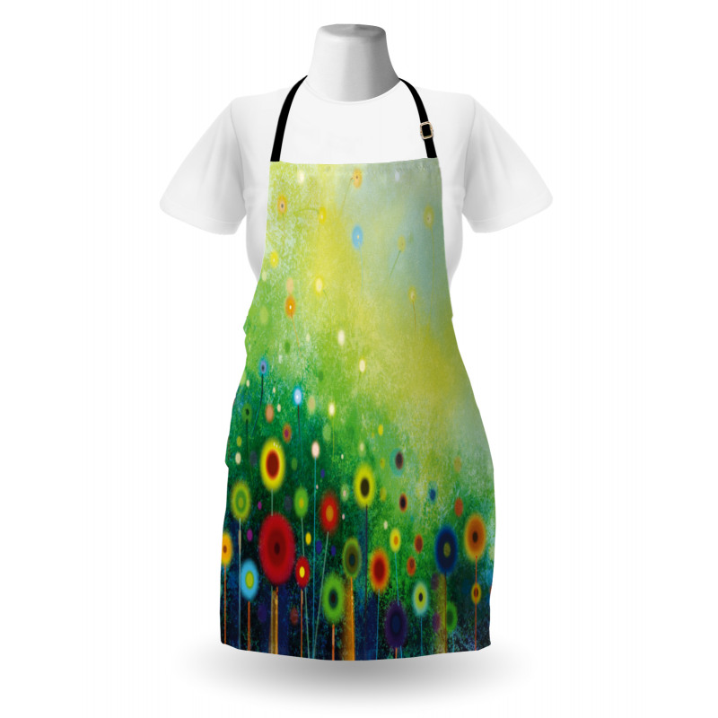 Retro Dandelions Apron