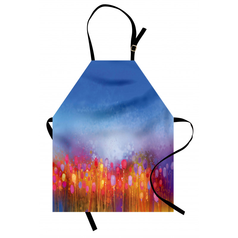 Tulip Garden Watercolor Apron