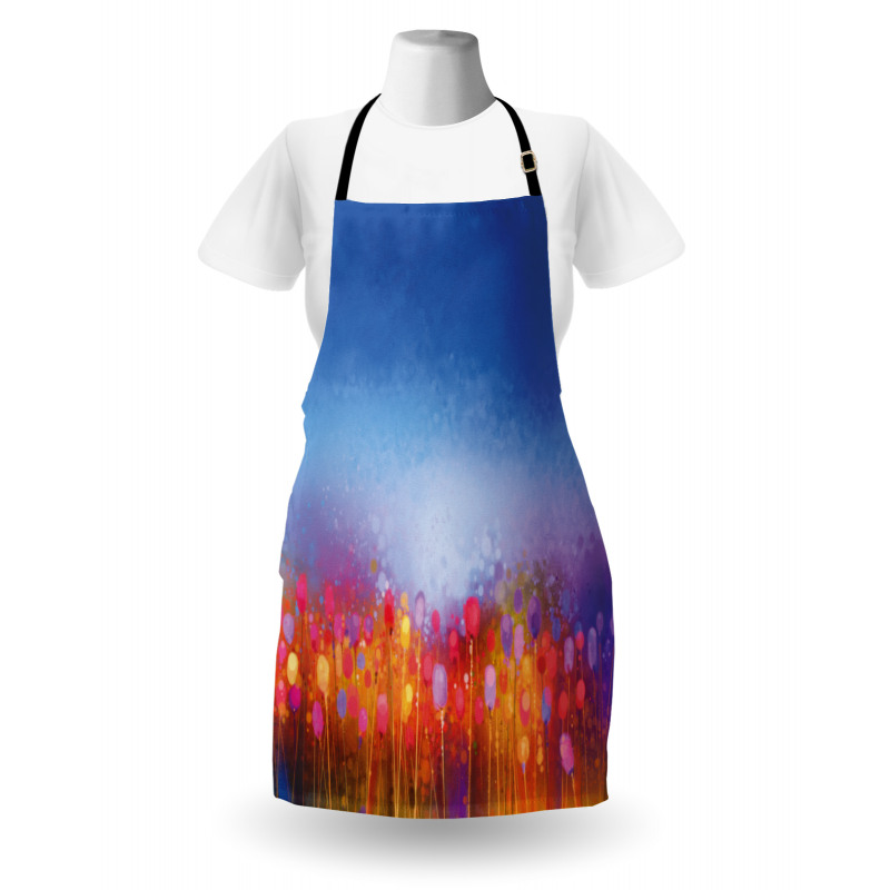 Tulip Garden Watercolor Apron