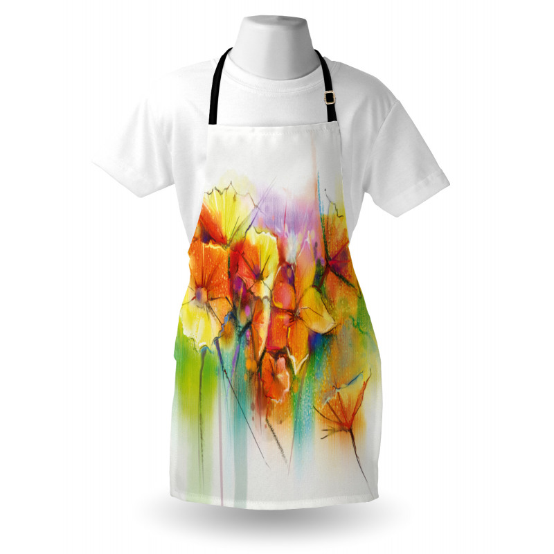 Autumn Flower Bouquet Apron