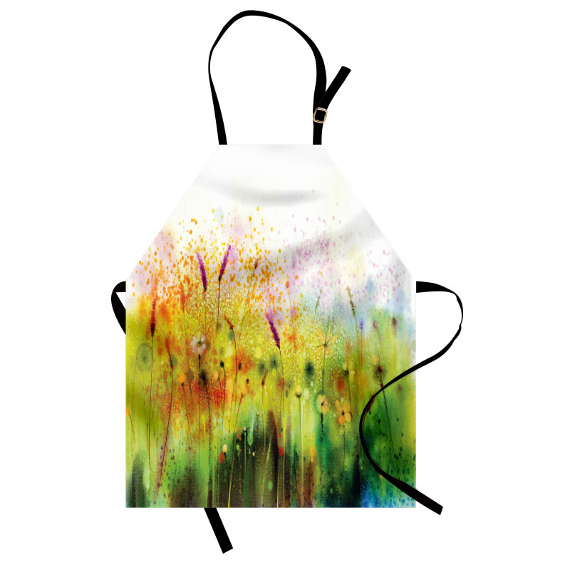 Violet Garden Flower Apron