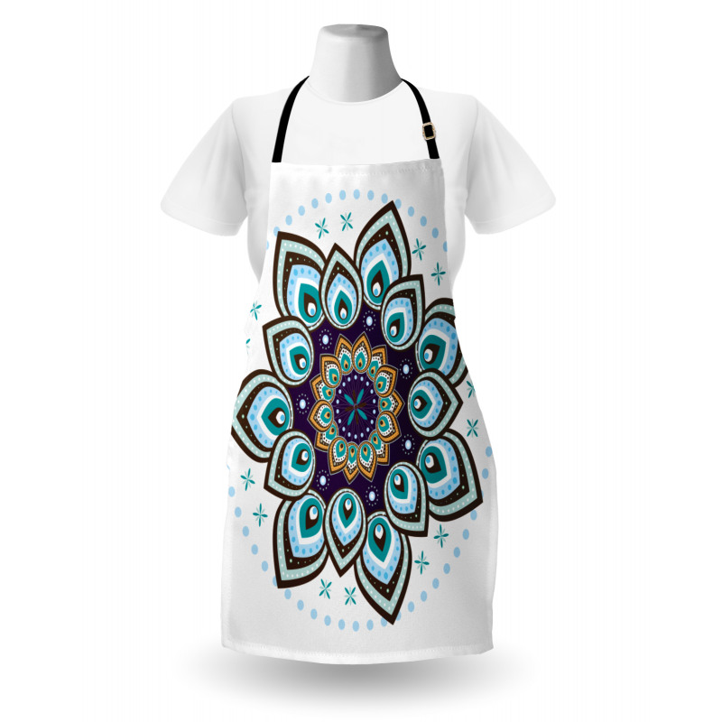 Boho Blooming Flower Apron