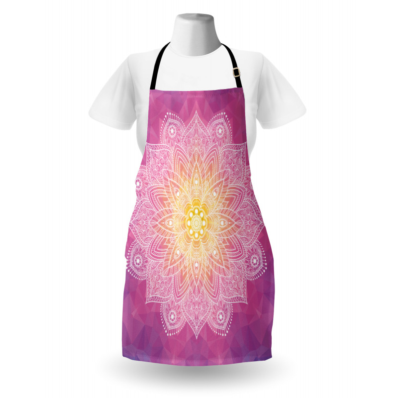 Mandala Floral Art Apron