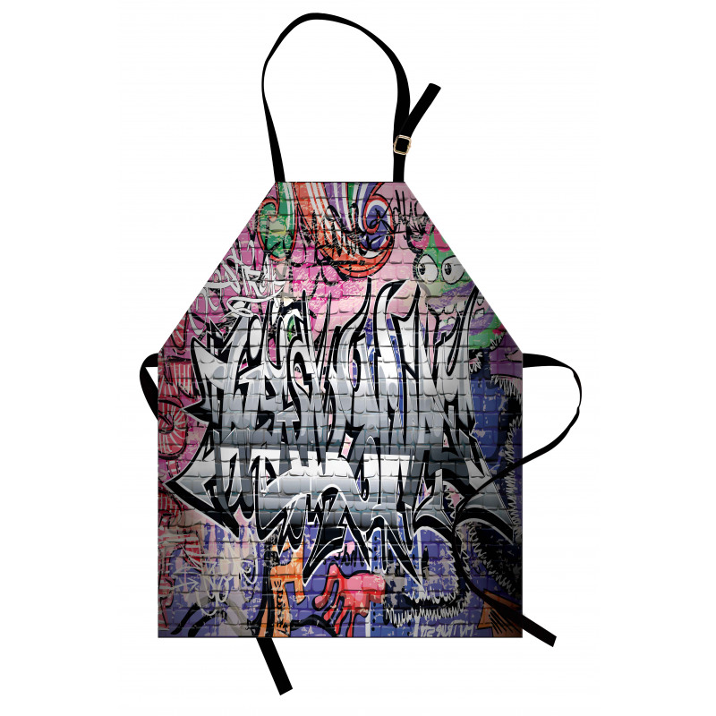 Graffiti Grunge Wall Art Apron