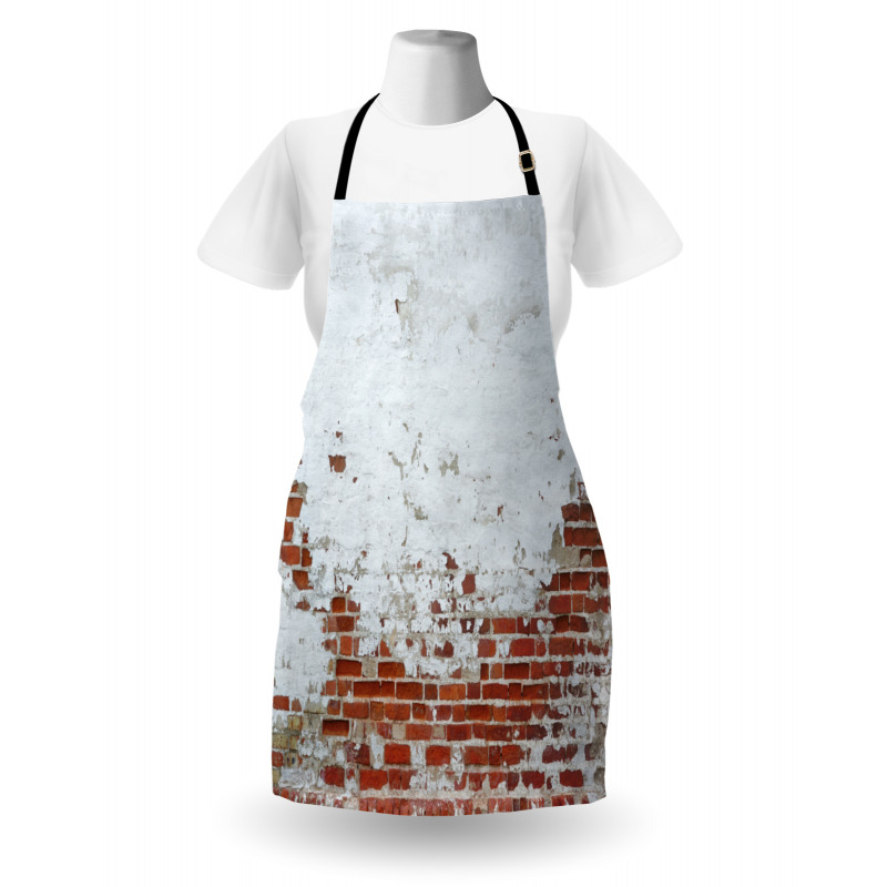 Aged Vintage Brick Wall Apron