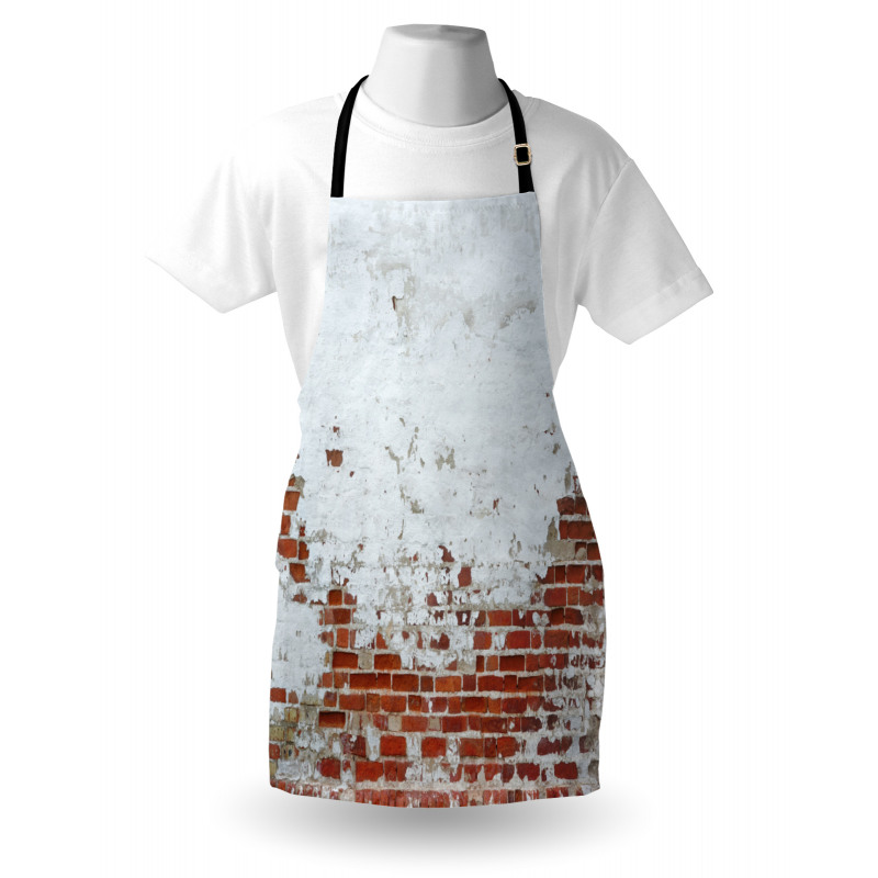 Aged Vintage Brick Wall Apron