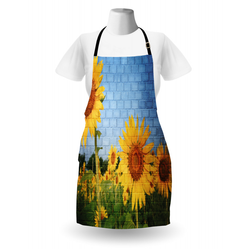 Sunflowers on the Wall Apron