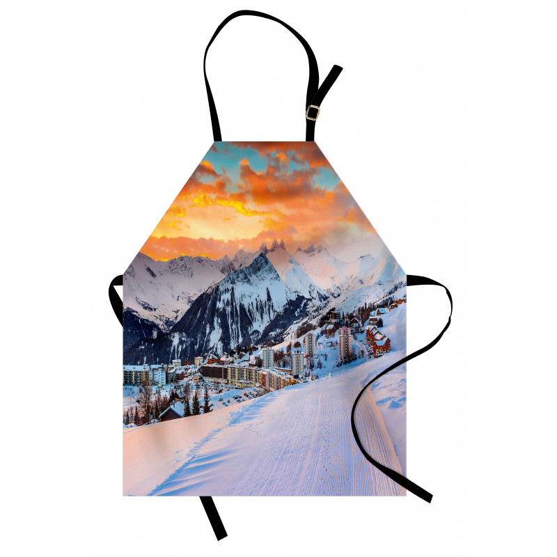 Winter Season Mountain Apron