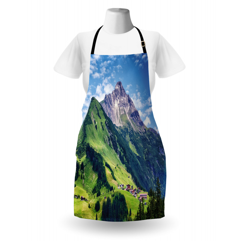 Spring Scene Mountain Apron