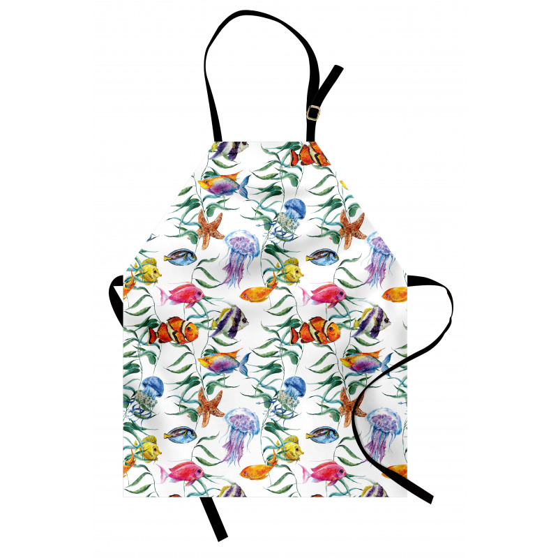 Watercolor Underwater Apron